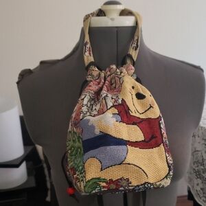 Winnie the Pooh Tapestry Drawstring Bag